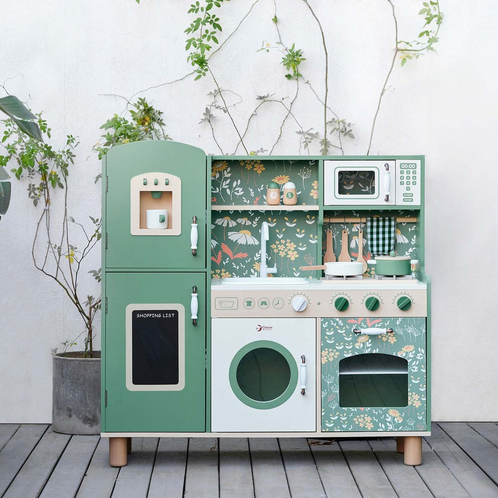 Classic World Large Wooden Play Kitchen with Accessories - photo 6
