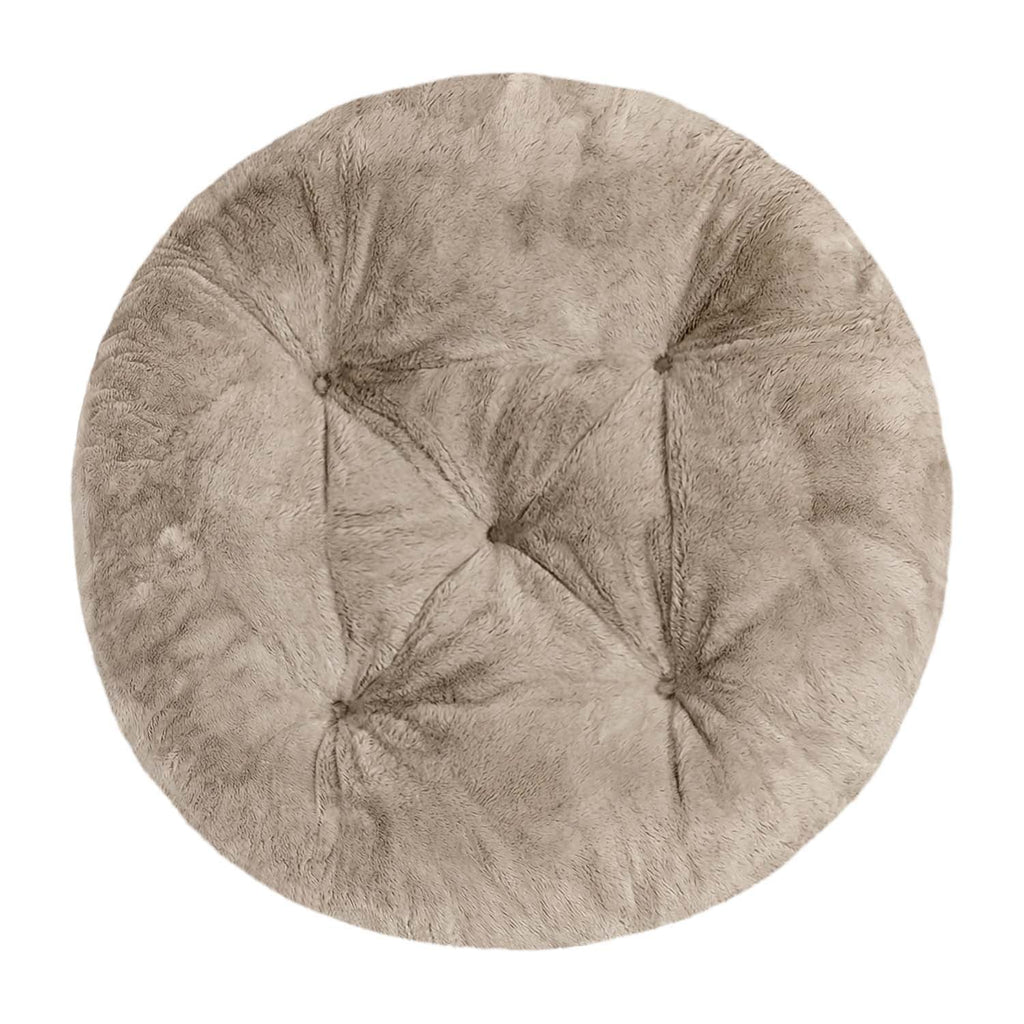 Domarex Ivy Plush Round Cushion 65 cm – Beige - photo 5
