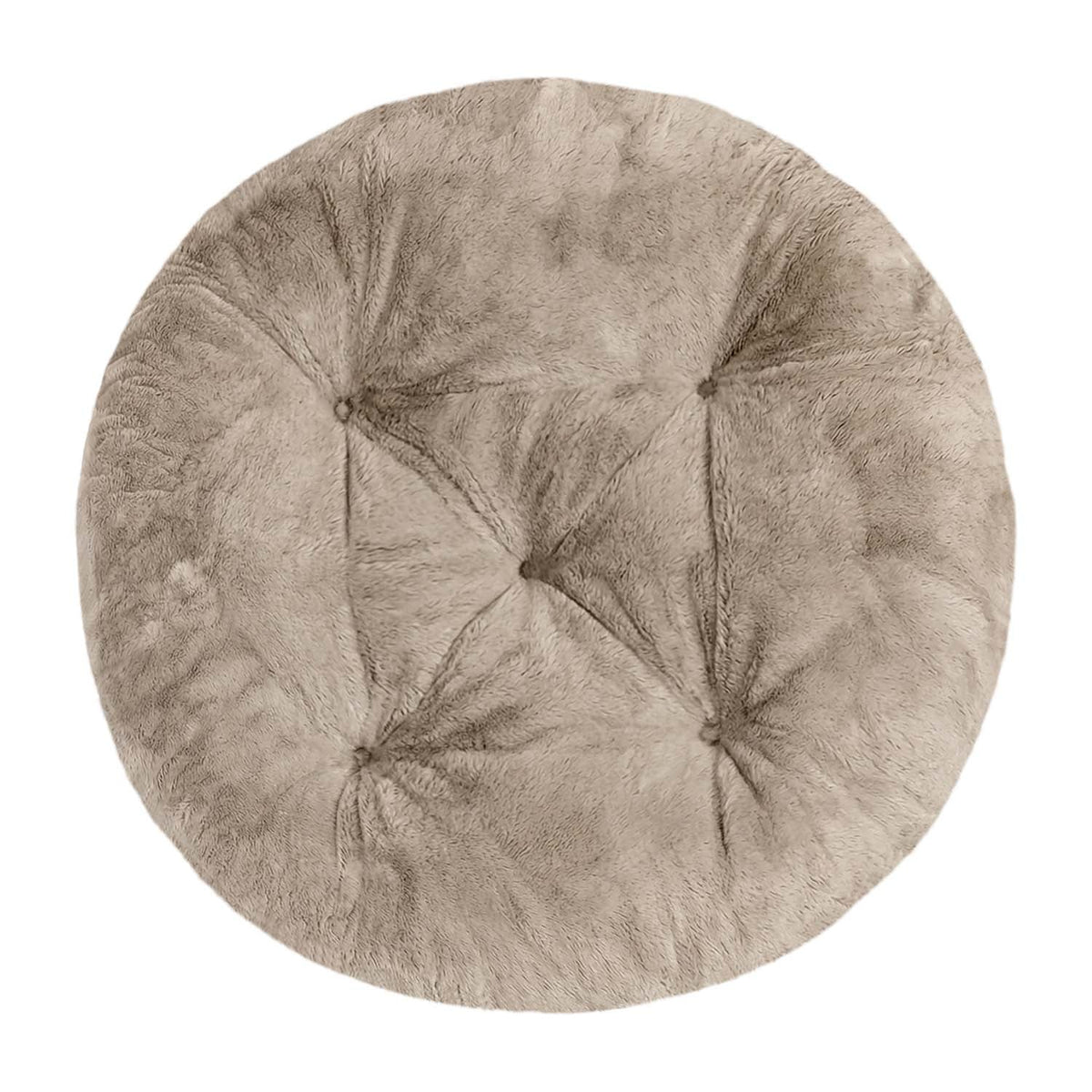 Domarex Ivy Plush Round Cushion 65 cm – Beige - photo 5
