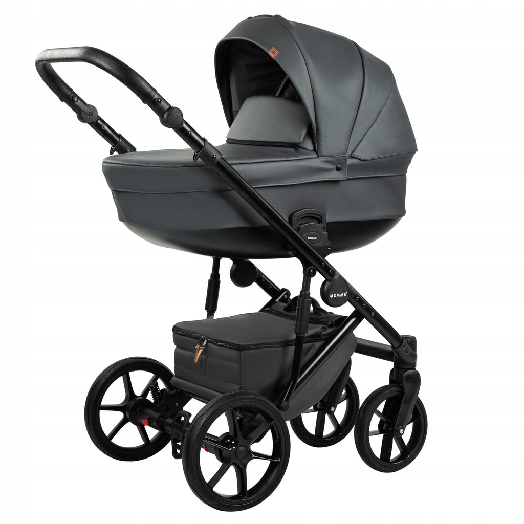 MOMMO Deluxe 3-in-1 Stroller – Grey – image 4