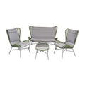 Sanico Goldlux Sunrise Garden Furniture Set – Sofa, 2 Armchairs, Table