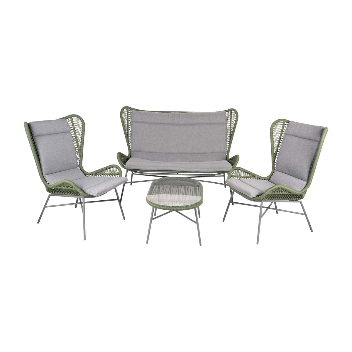 Sanico Goldlux Sunrise Garden Furniture Set – Sofa, 2 Armchairs, Table