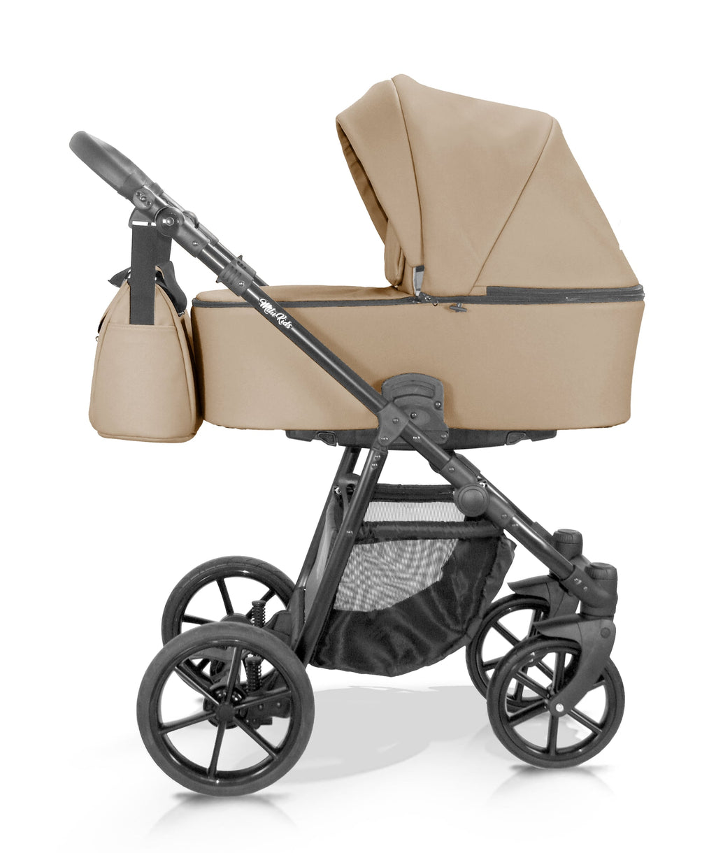 Wózek dziecięcy Milukids Risso 3w1 - RIS-07 (złoty stelaż)