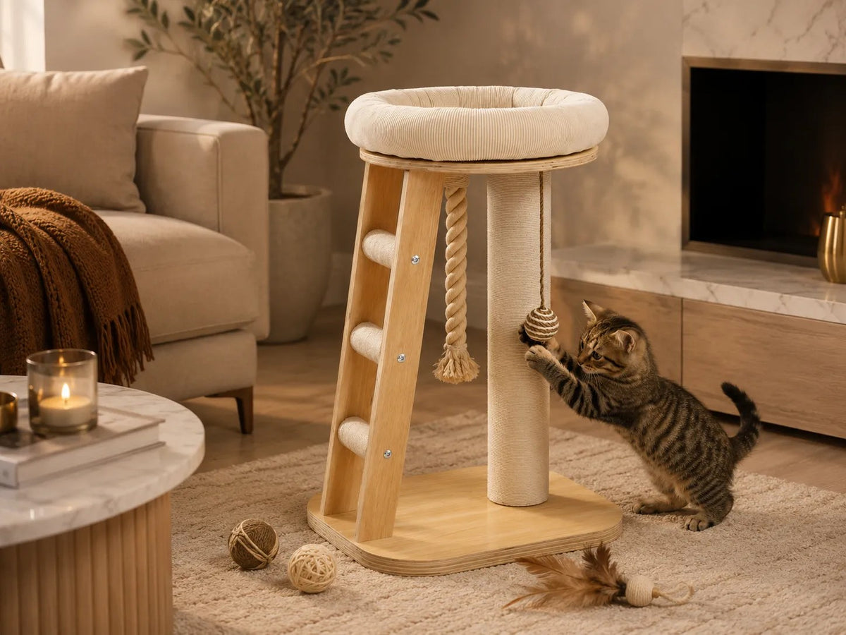 Kunert Cat tree Simba with bed and ladder - photo 10