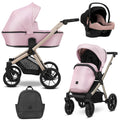 Kunert Brav 3-in-1 Stroller – Baby Pink Eco – image 1