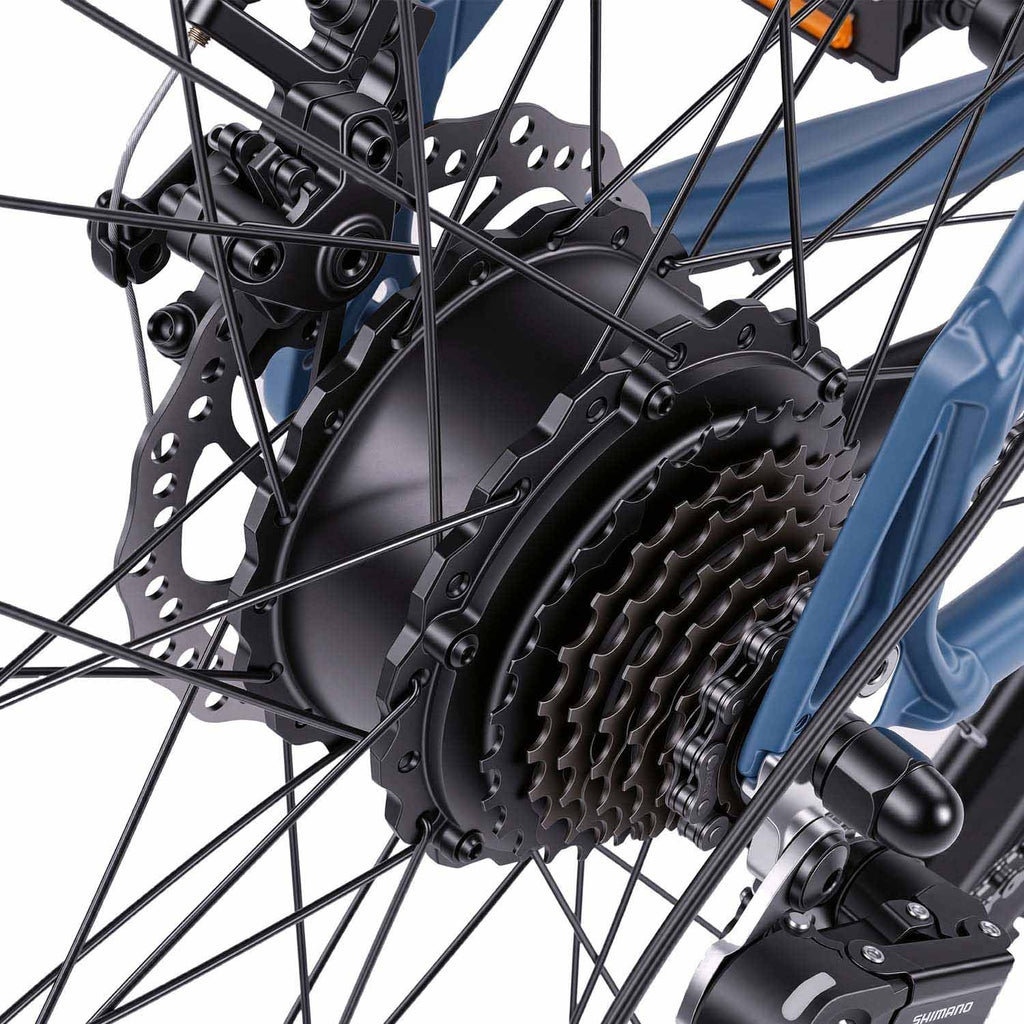 Bikfun AMAK00054 Electric Mountain Bike 26" – Blue - photo 11