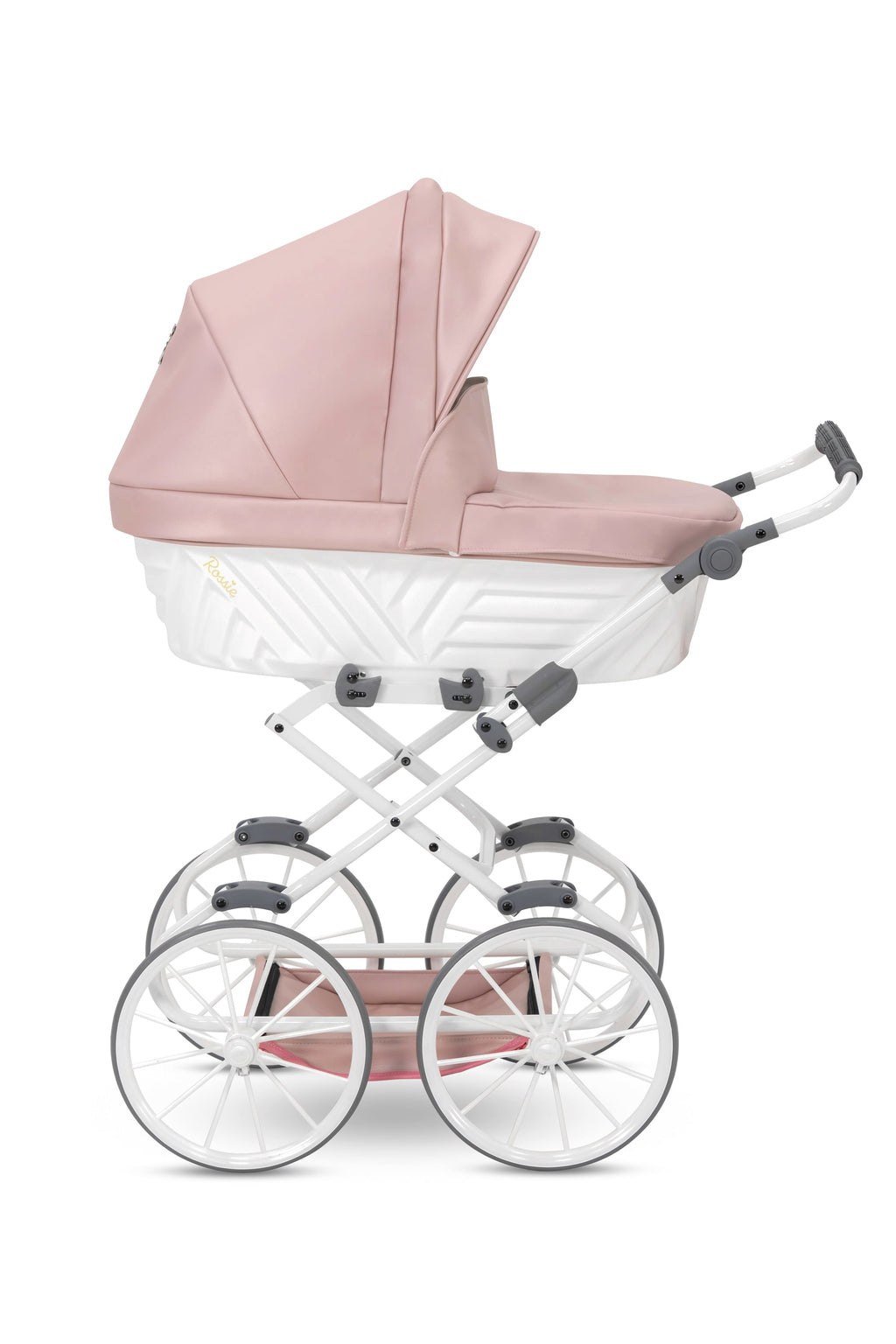 Kunert Rossie Doll Pram – Pink Metalic Eco – image 7