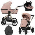 Kunert Brav 3-in-1 Stroller – Pink – image 1