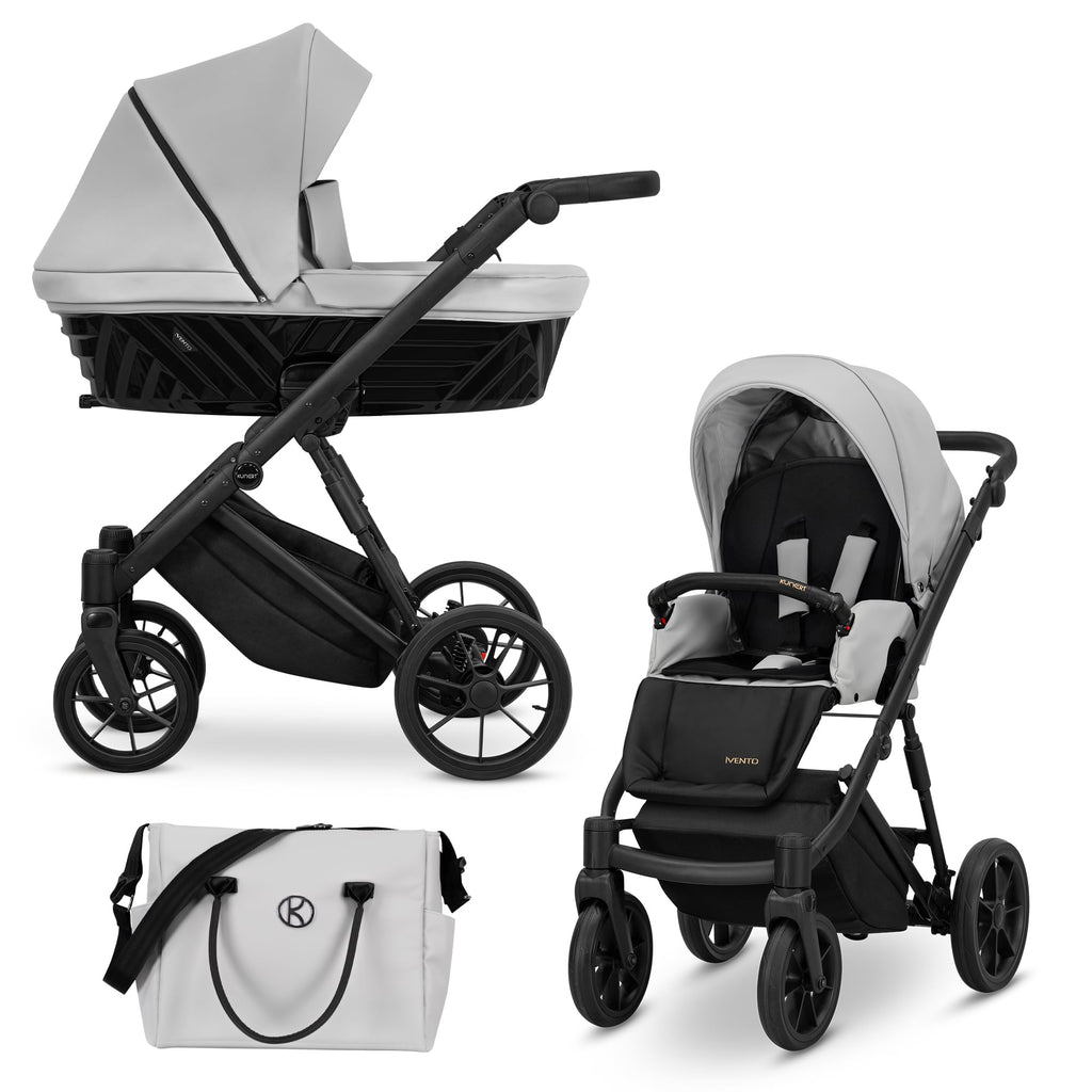 Wózek dziecięcy Kunert Ivento 2w1 - kolor: Dove Grey