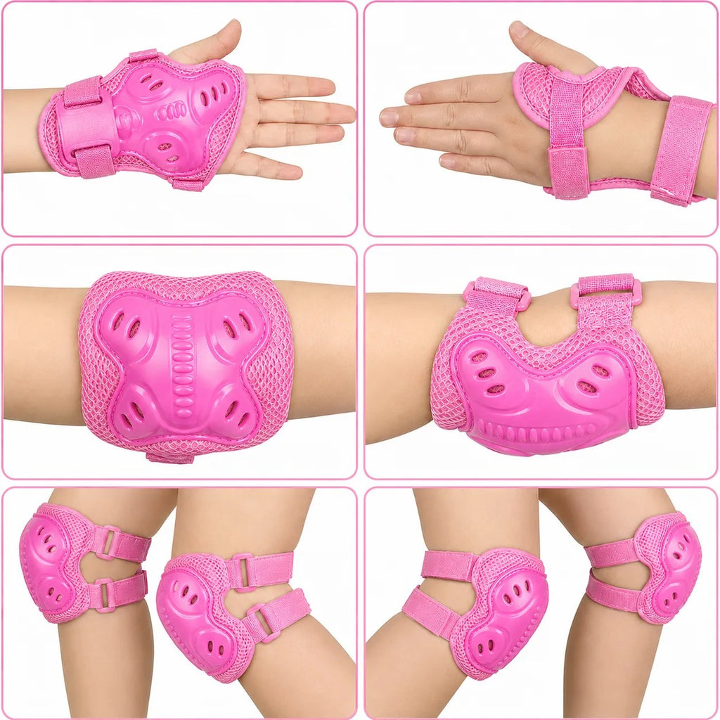Kunert Kids protective gear set Megi 2, 6-piece: knee, elbow and wrist guards – pink - photo 6