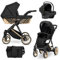 Kunert Ivento Glam Premium 3-in-1 Stroller – Black Pearl – image 1