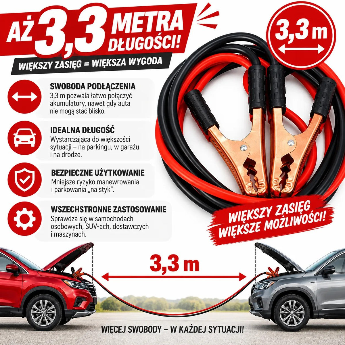 Kunert Jumper cables 800 A, 3.3 m - photo 2