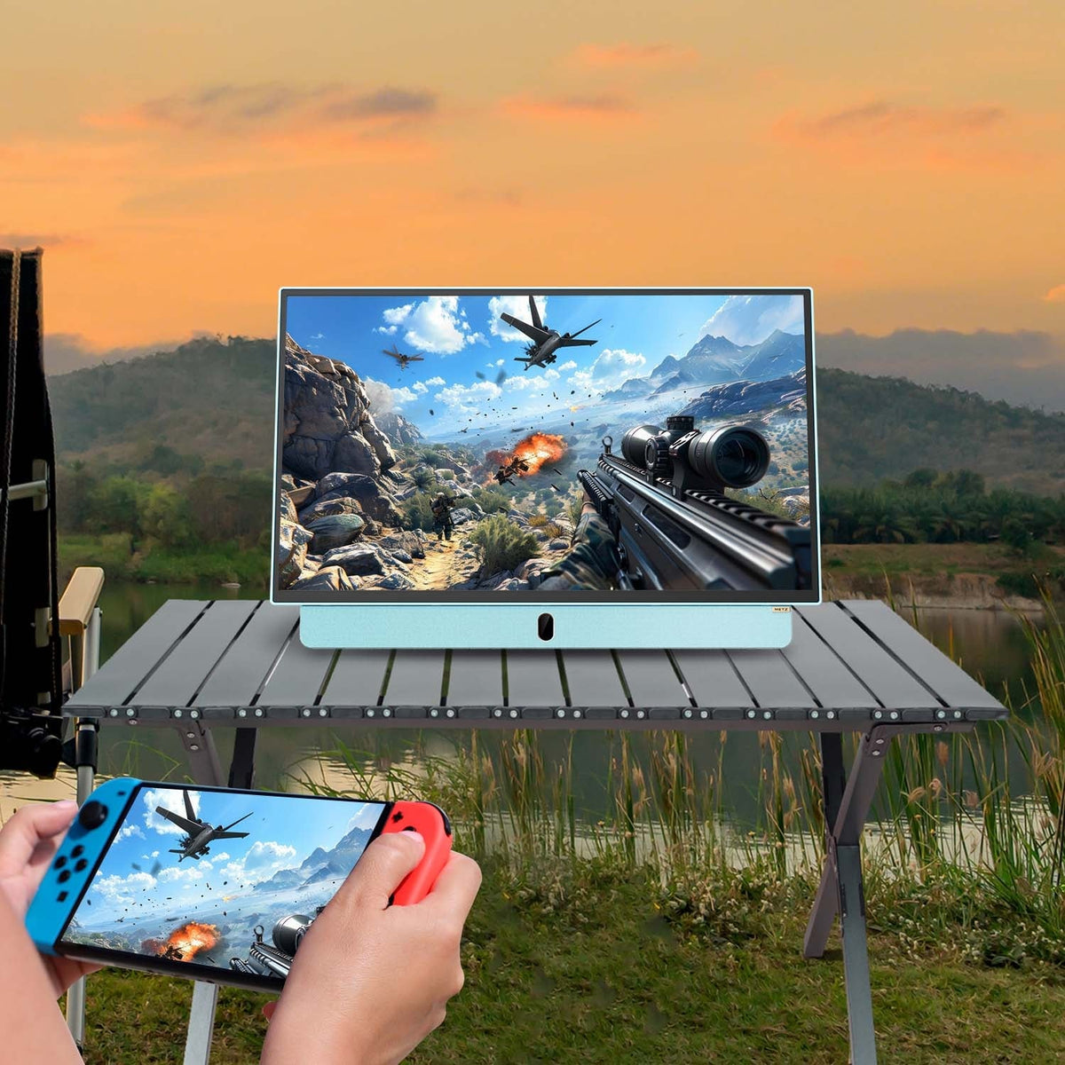 Metz 24MPE7000 24" Portable Full HD TV with Google TV – Blue - photo 6