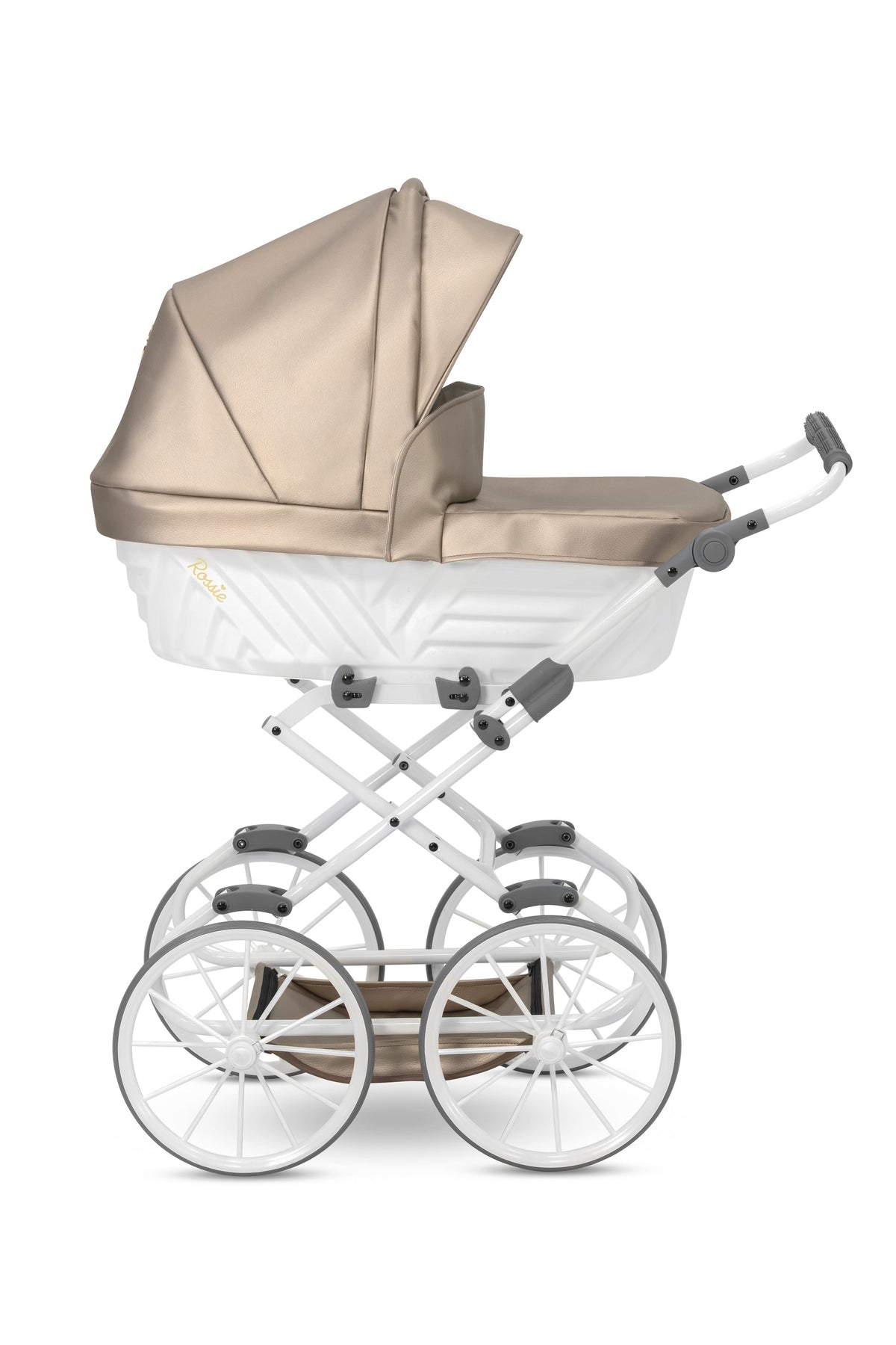 Kunert Rossie Doll Pram – Cappuccino Metalic Eco – image 5