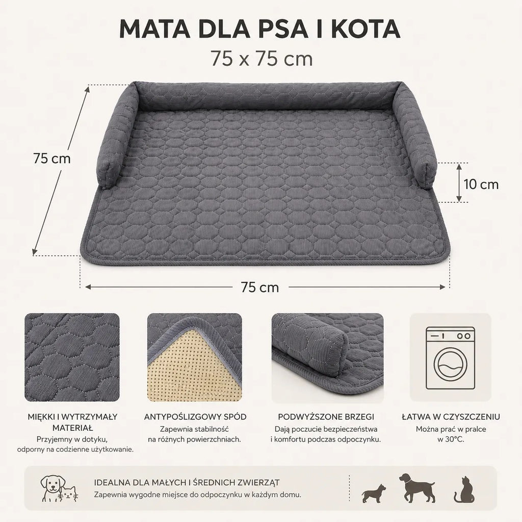 Kunert Pet protection mat NUKA for dogs and cats – graphite - photo 8
