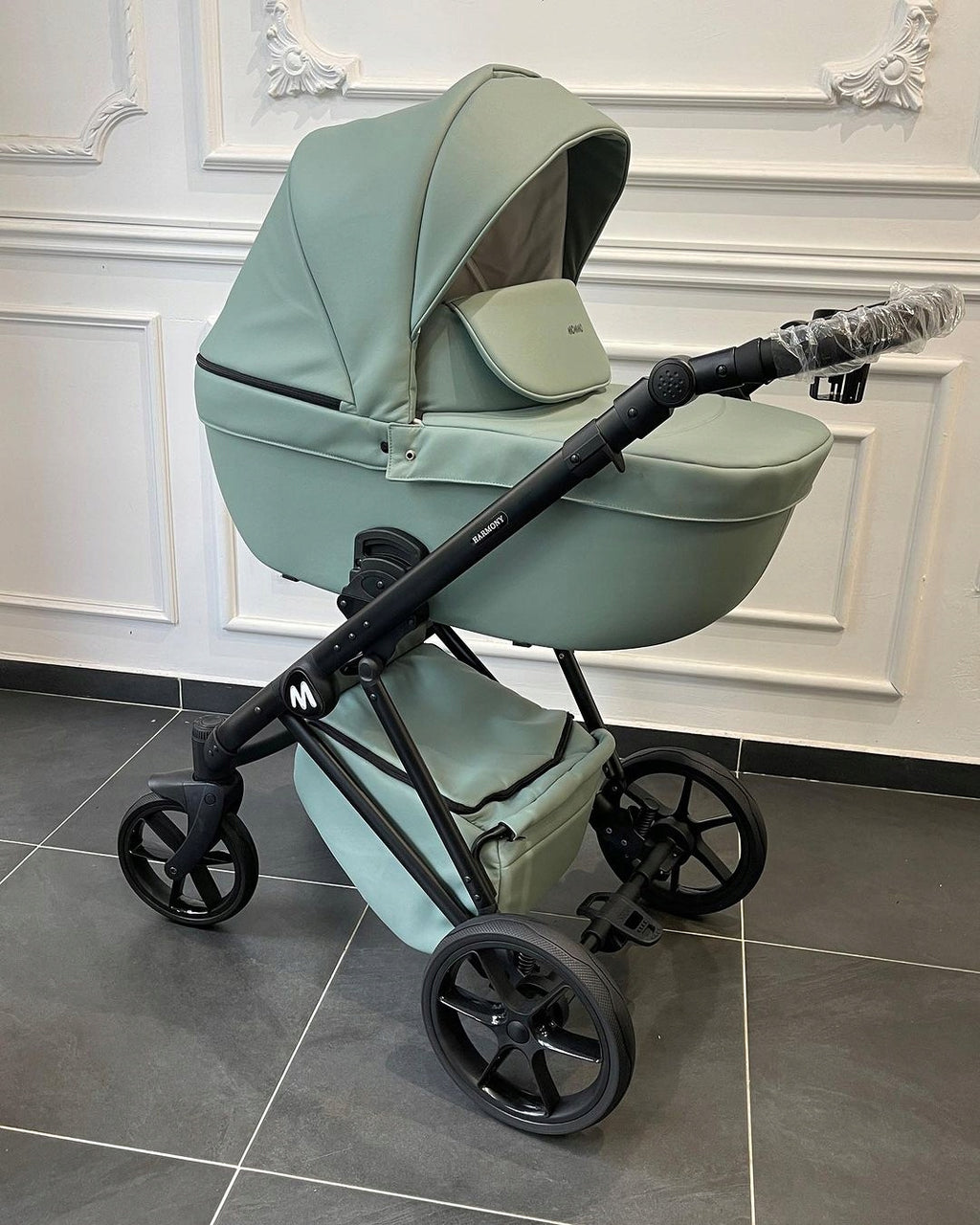 MOMMO Harmony 3-in-1 Stroller – Mint – image 3