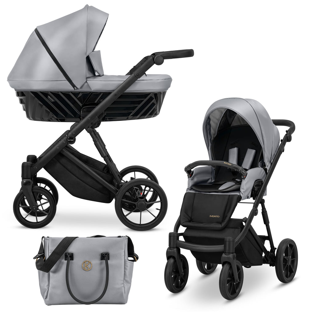 Kunert Ivento 2-in-1 Stroller – Eco Grey Metalic – image 1