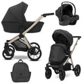Kunert Brav 3-in-1 Stroller – Black Eco – image 1