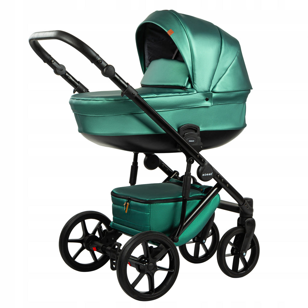 MOMMO Deluxe 3-in-1 Stroller – Green – image 2