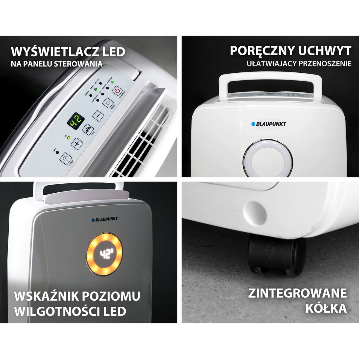 Blaupunkt ADH701 Dehumidifier with Air Purifying – 390 W - photo 4