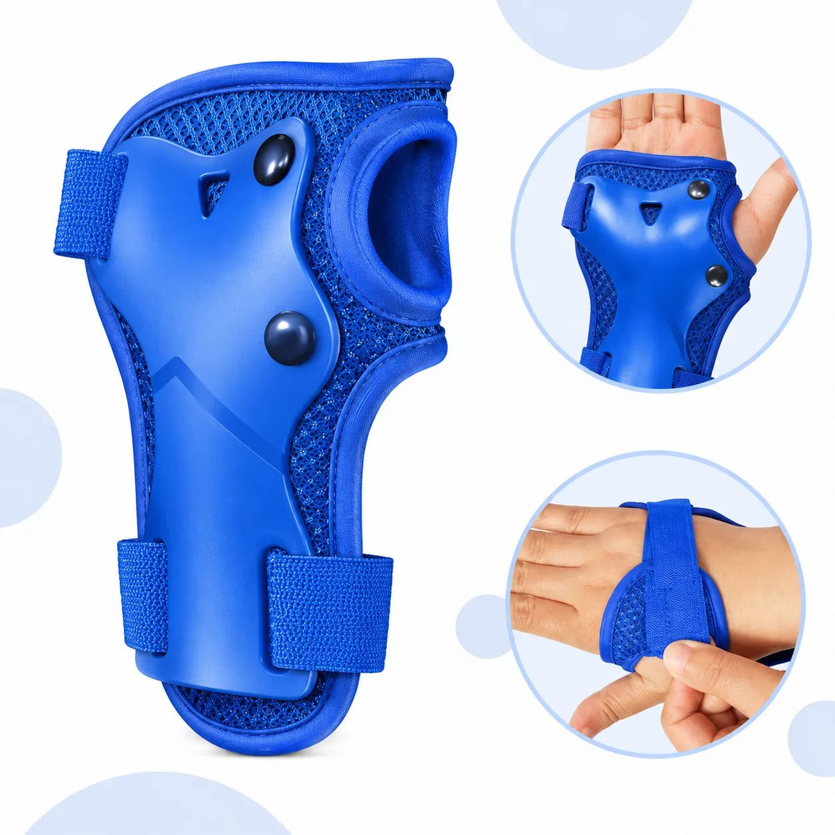 Kunert Kids protective gear set Niko 1, 6-piece: knee, elbow and wrist guards – blue - photo 3