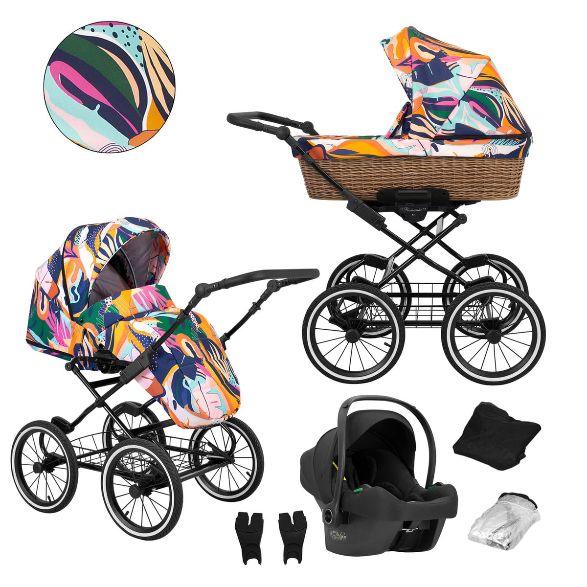 Kunert Romantic Classic 3-in-1 Stroller – ROM-01 – image 1