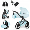 MOMMO Harmony 3-in-1 Stroller – Sky Blue – image 1