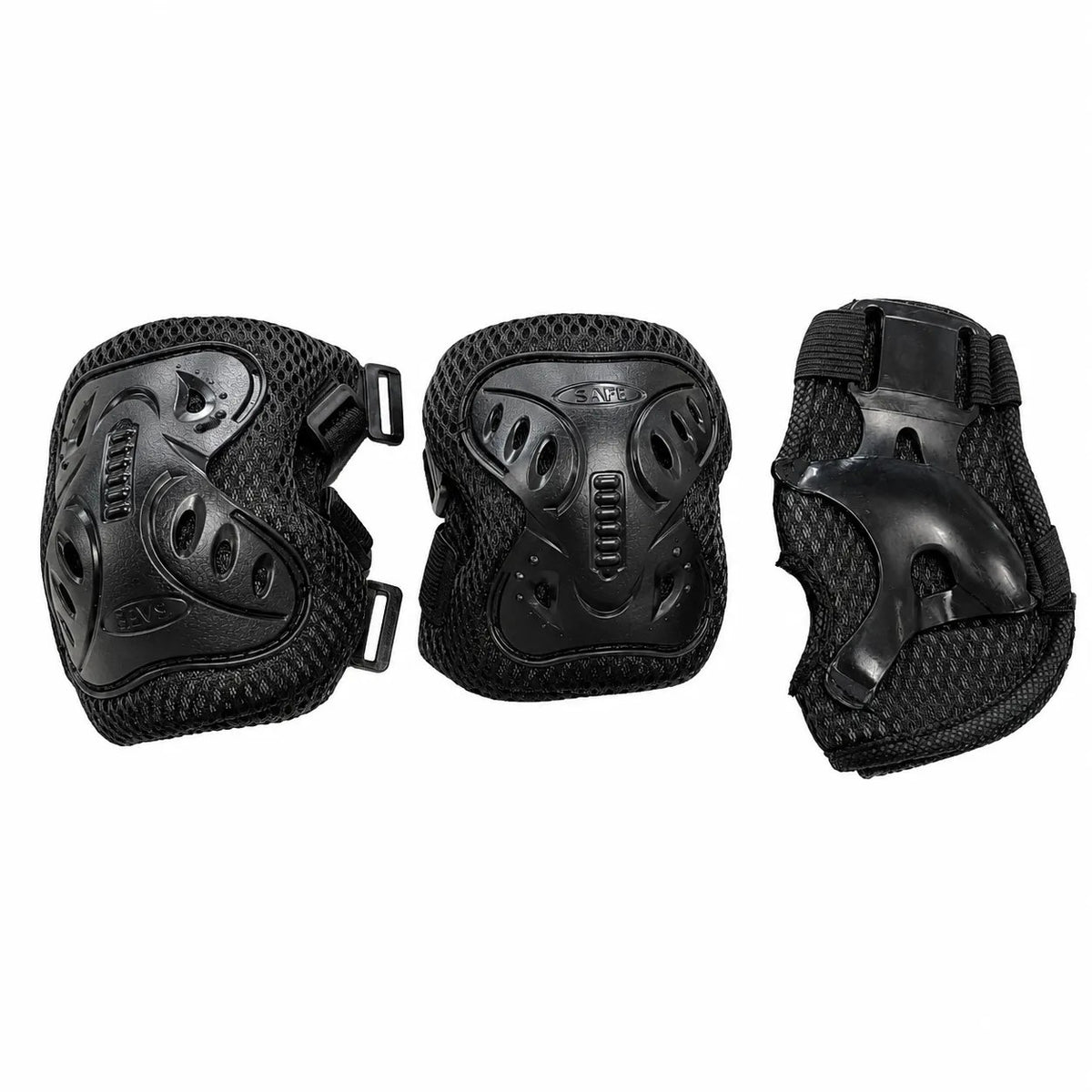 Kunert Kids protective gear set Kely 2, 6-piece: knee, elbow and wrist guards – black - photo 8