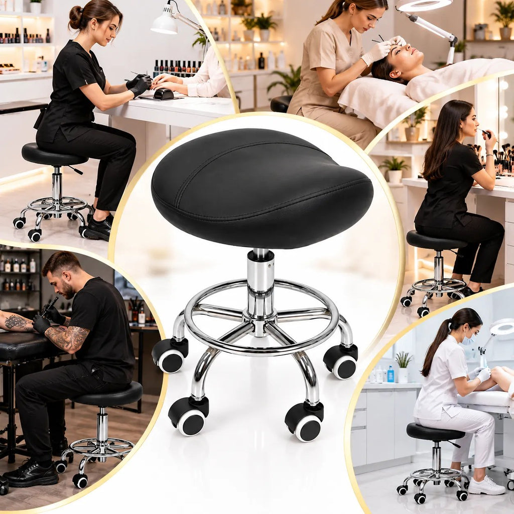 Kunert Beauty stool Velutto, swivel on castors - photo 3