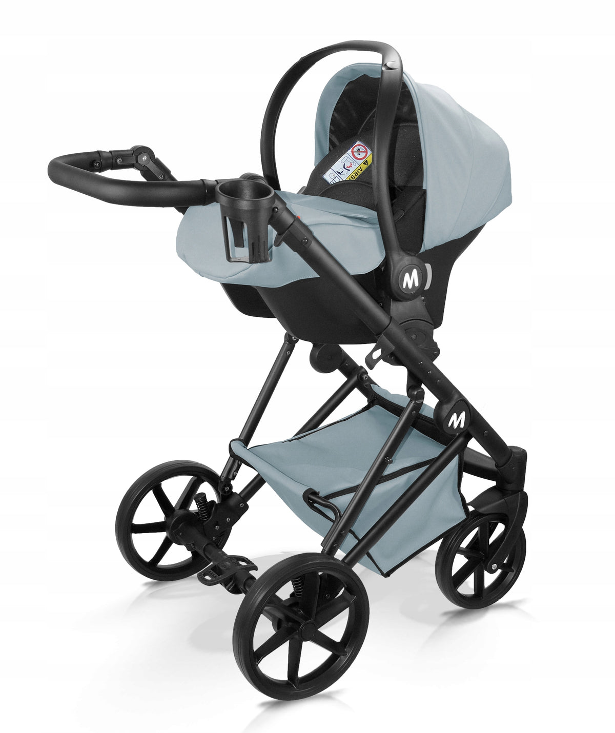 MOMMO Royal 3-in-1 Stroller – Grey – image 5
