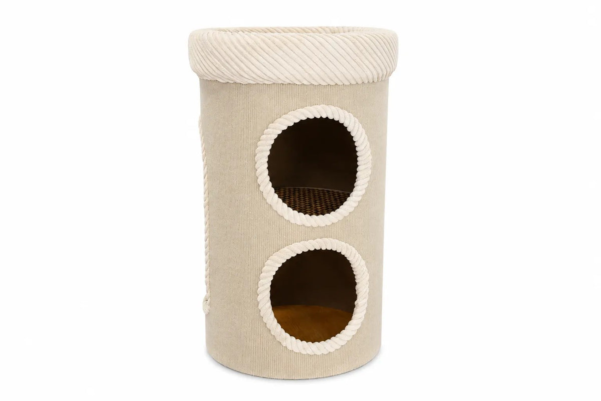 Kunert Cat scratching tower Coco 2-in-1 with bed – cream - photo 2