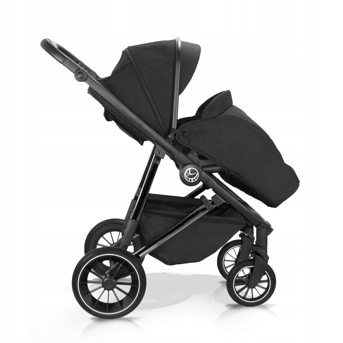 Milukids Tibi 2-in-1 Stroller – Black Electropolished – image 6