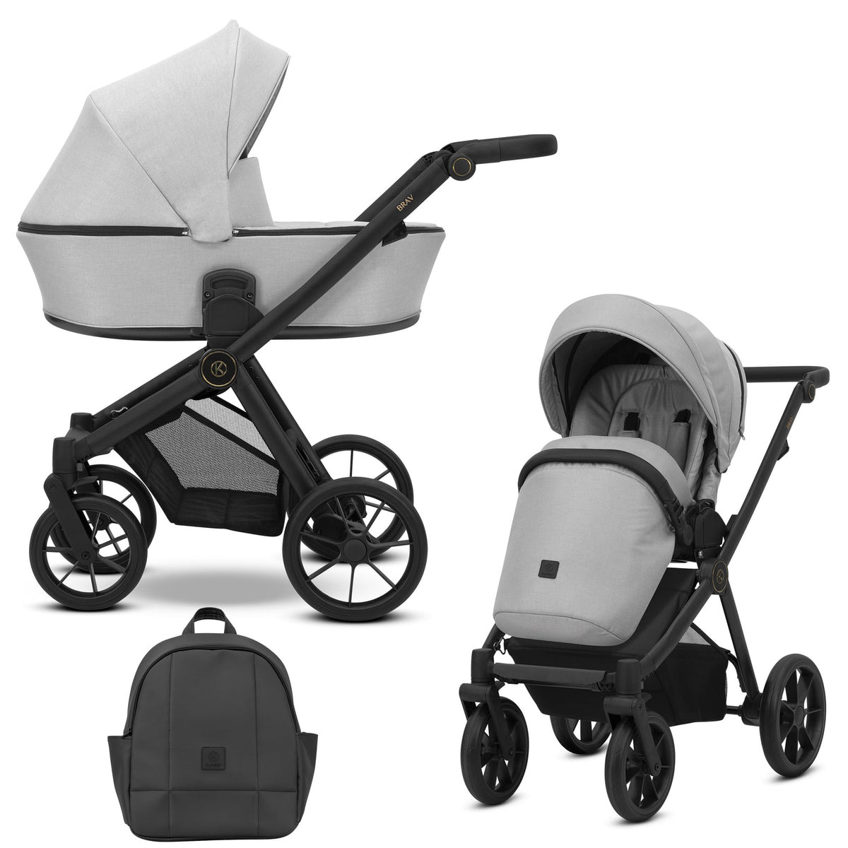 Kunert Brav 2-in-1 Stroller – Grey – image 2