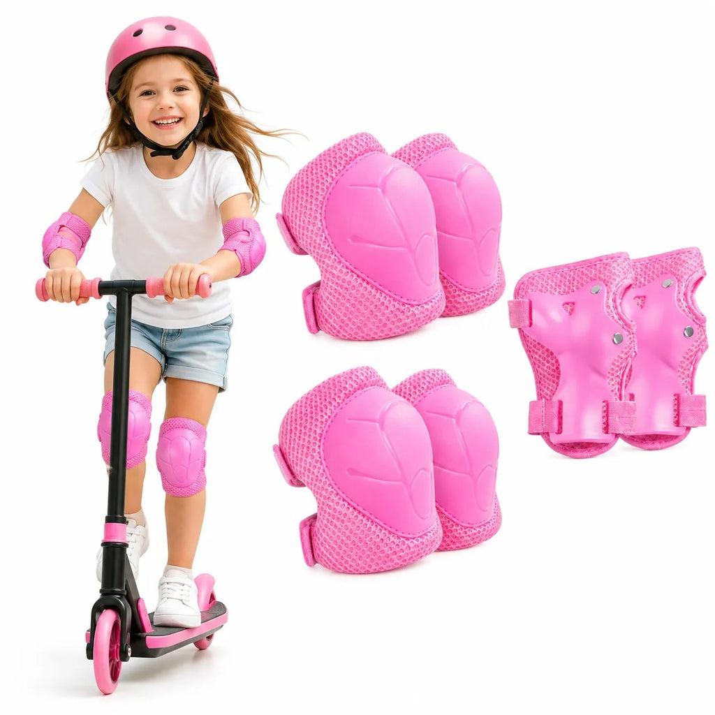 Kunert Kids protective gear set Megi 1, 6-piece: knee, elbow and wrist guards – pink