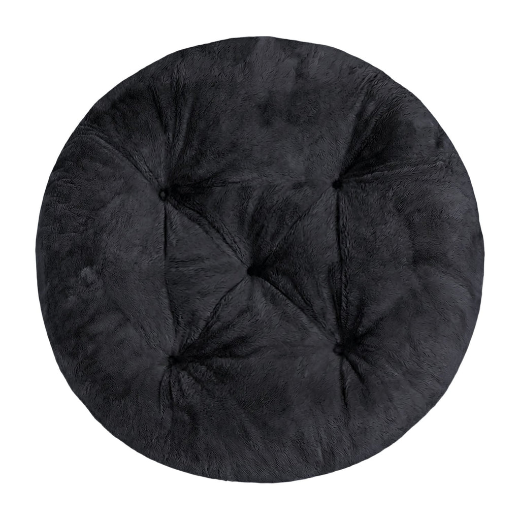 Domarex Ivy Plush Round Cushion 65 cm – Dark Grey - photo 5