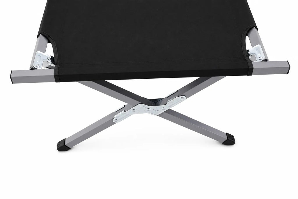 Kunert Folding camp bed Iron with carry bag, up to 120 kg – black - photo 7