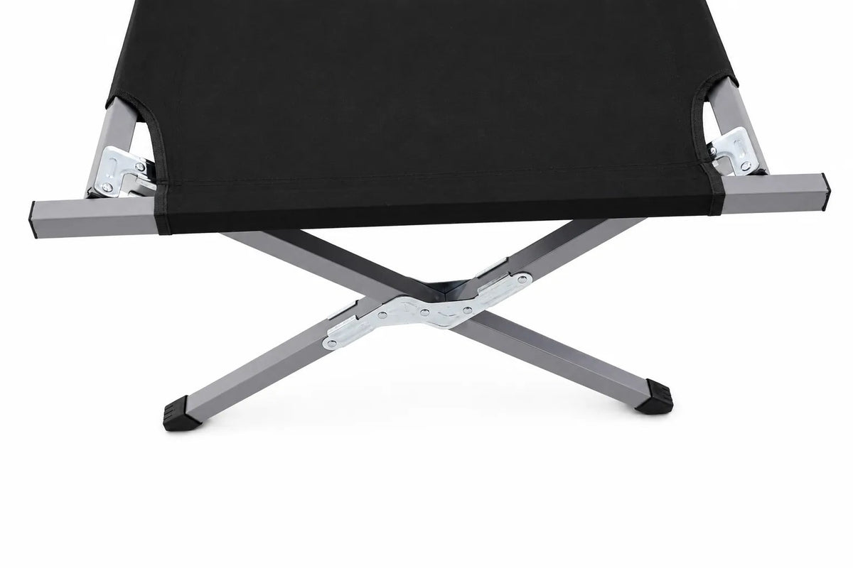 Kunert Folding camp bed Iron with carry bag, up to 120 kg – black - photo 7
