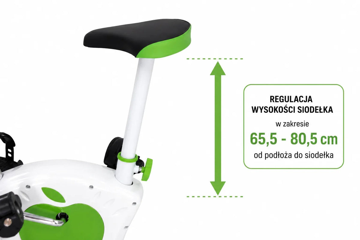 Kunert Foldable magnetic exercise bike AXON – white - photo 8