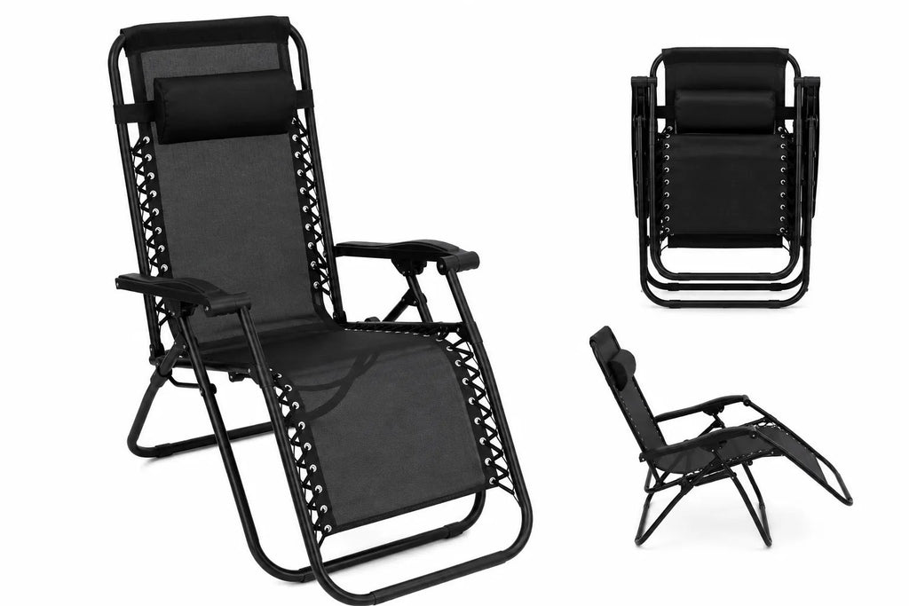 Kunert Folding garden lounger Fiesta zero gravity – black - photo 2