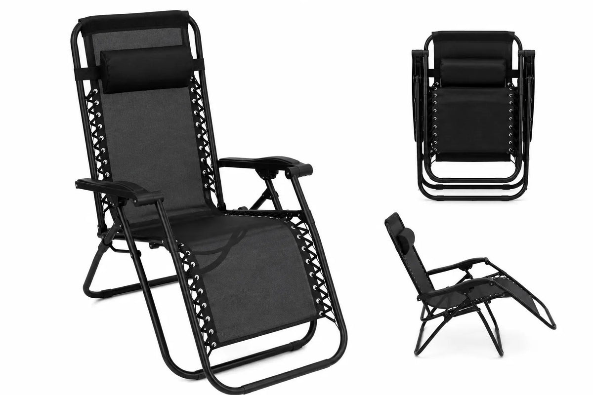 Kunert Folding garden lounger Fiesta zero gravity – black - photo 2