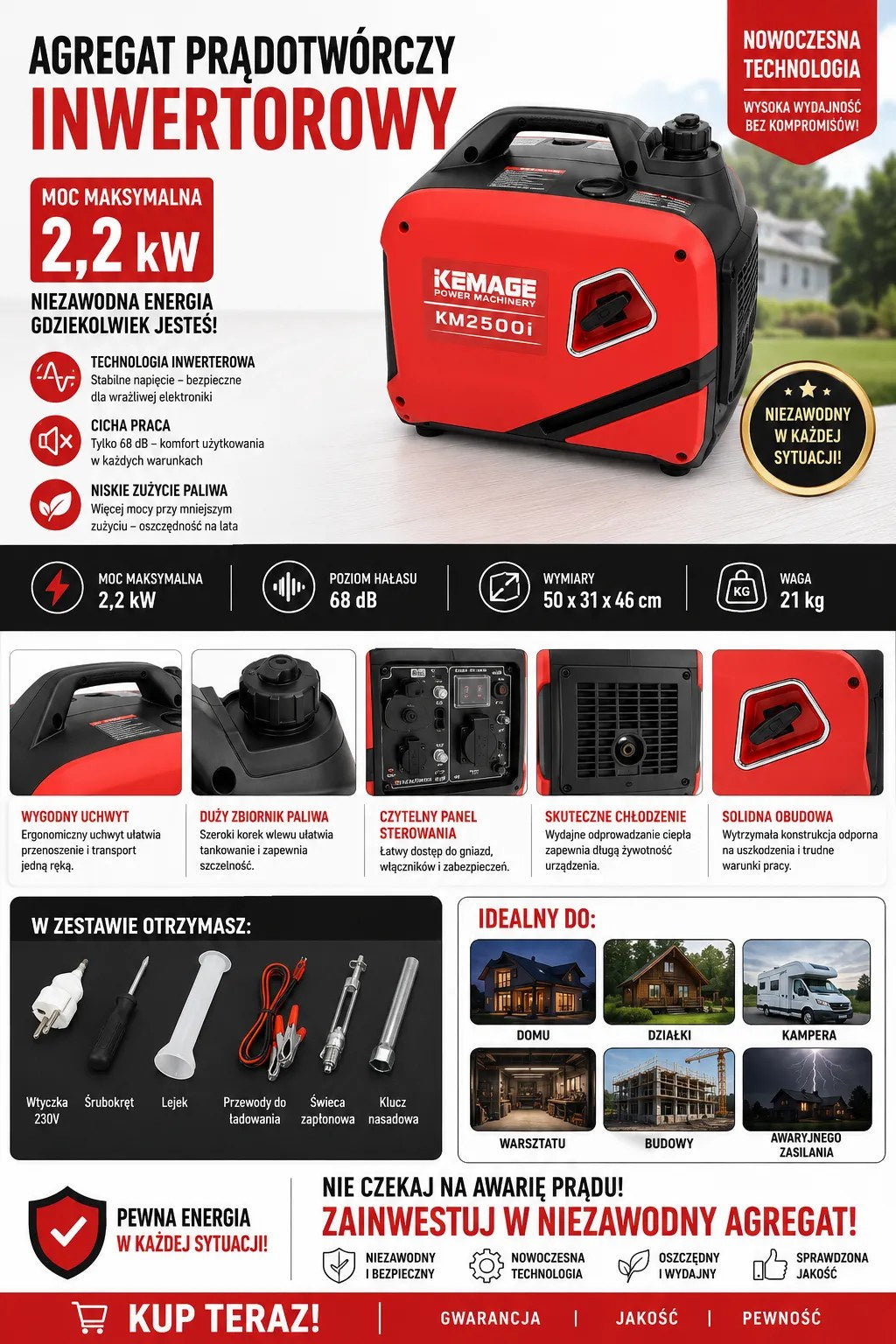 Kunert Inverter generator 2.2 kW petrol - photo 9
