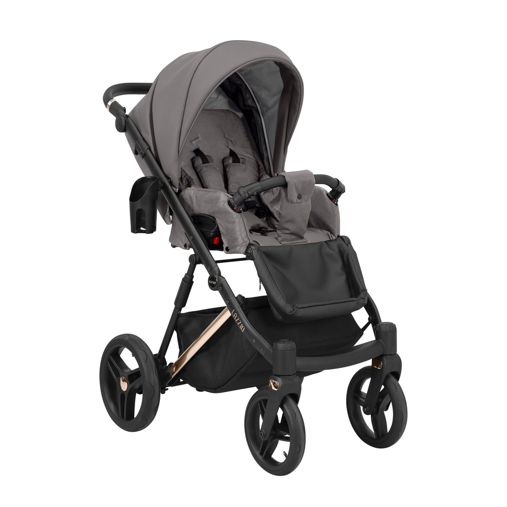 Wózek dziecięcy Kunert Lazzio Premium 2w1 - Miedziana rama - kolor: Grafit Eco