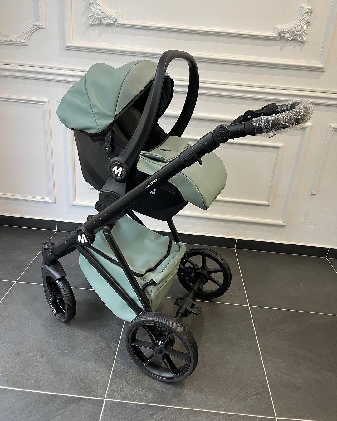 MOMMO Harmony 3-in-1 Stroller – Mint – image 12