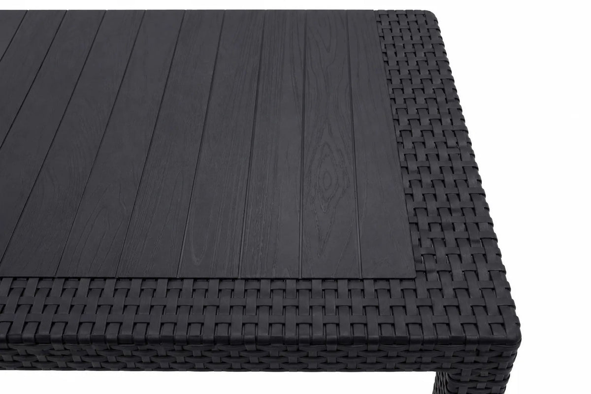 Kunert Garden table Adler 140x80 cm, rattan look – graphite - photo 3