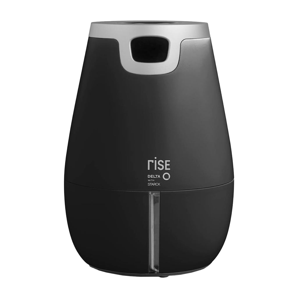 Delta Q Rise Capsule Coffee Machine with 4 Cups and Saucers – Black