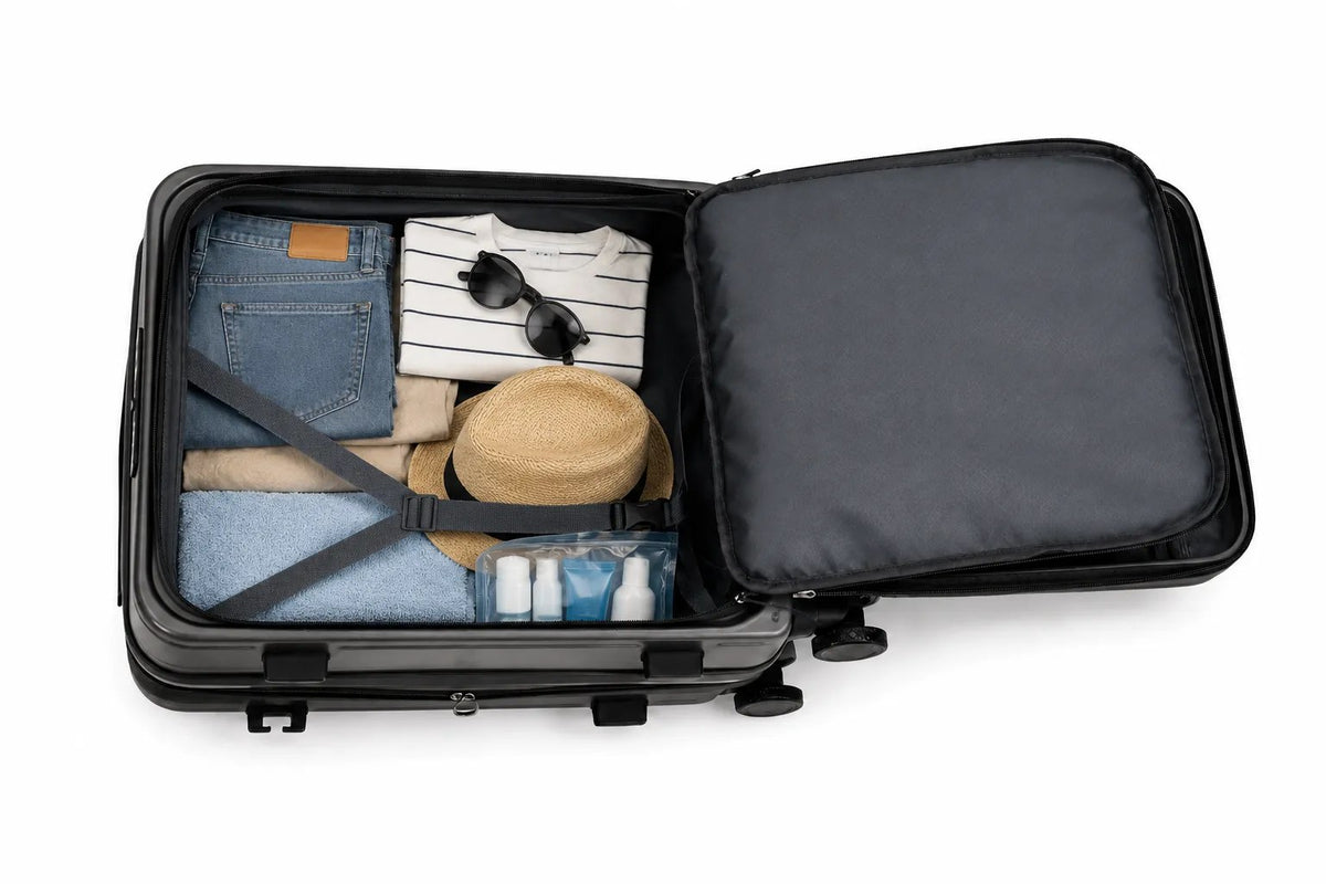 Kunert Hard-shell suitcase set Tabi, 3 pieces, 360° wheels, combination lock – black - photo 10