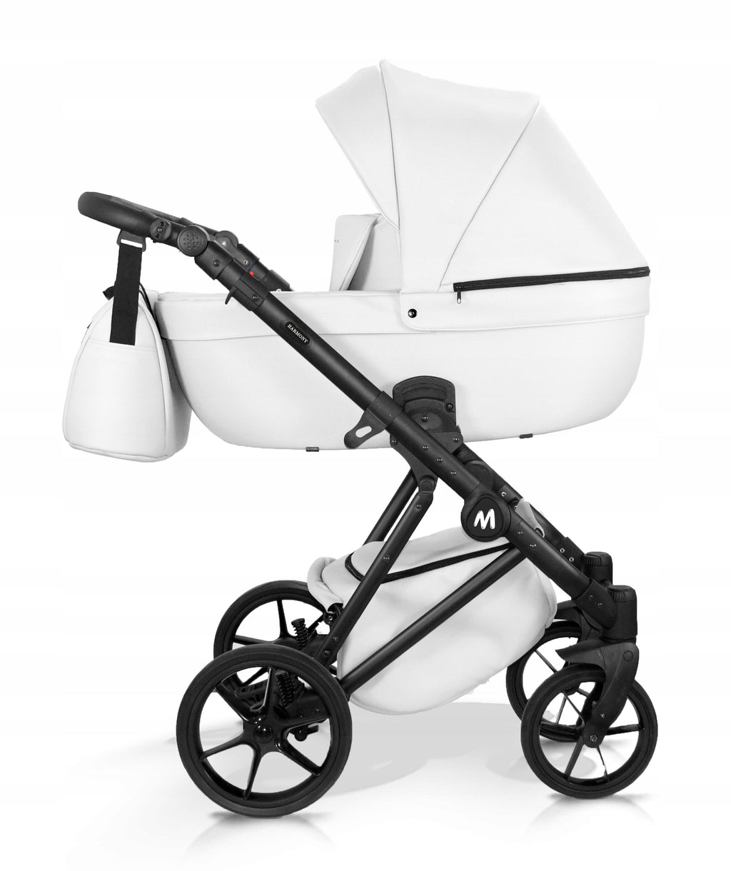 MOMMO Harmony 3-in-1 Stroller – White – image 9