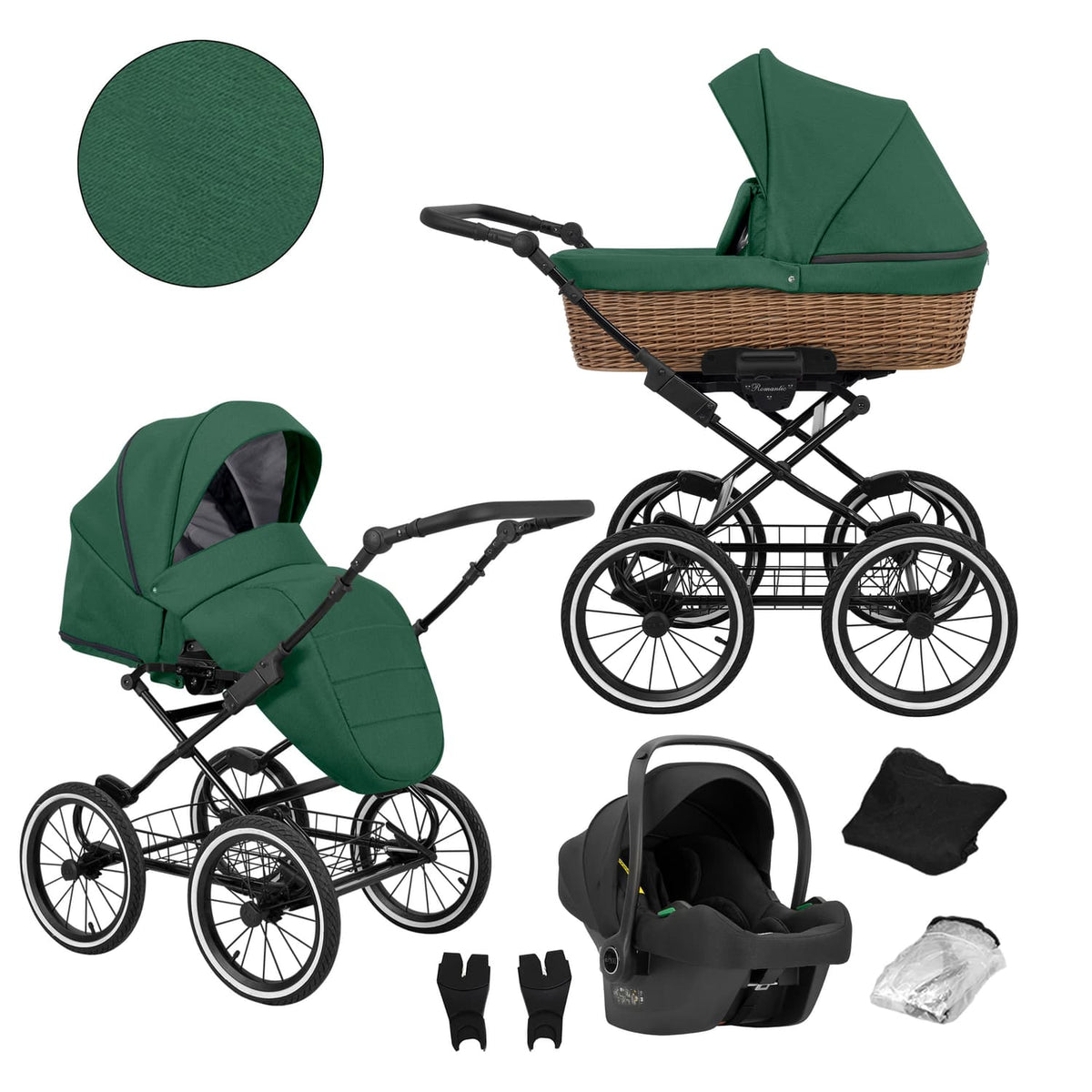 Kunert Romantic Classic 3-in-1 Stroller – ROM-05 – image 1