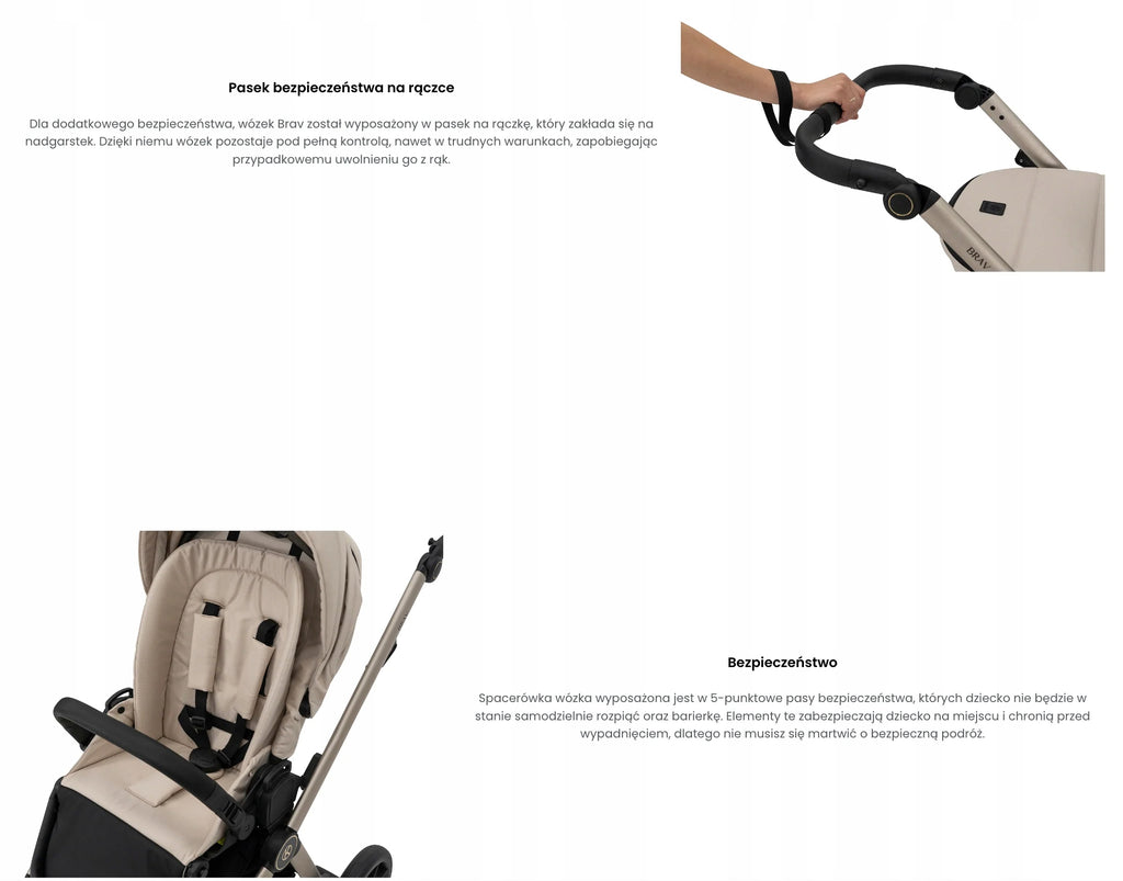 Kunert Brav 3-in-1 Stroller – White – image 14