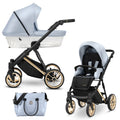Kunert Ivento Premium 2-in-1 Stroller – Eco Baby Blue Metalic – image 1